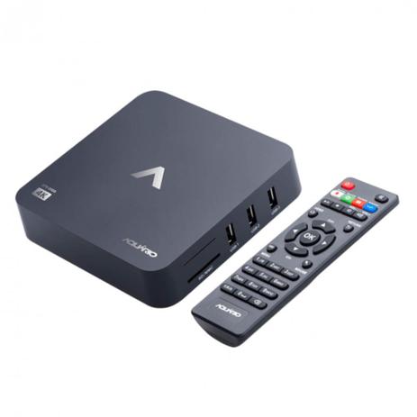 Smart TV Box Android Aquario 4K Ultra HD Quad-Core STV-2000 Menor preço em Smart TV Box Android Aquario 4K Ultra HD Quad-Core STV-2000