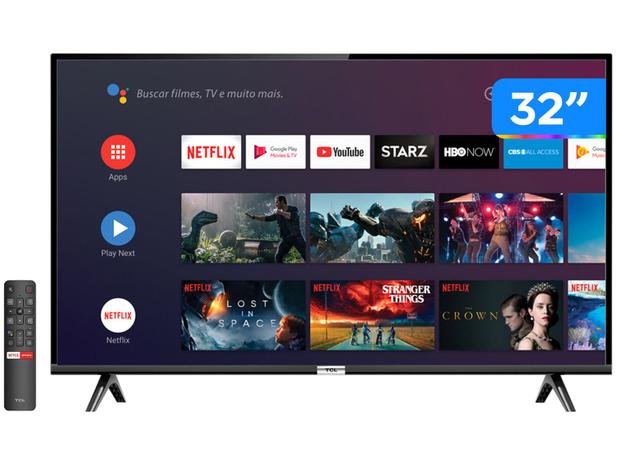 Smart TV LED 32” TCL 32S6500S Android Wi-Fi - HDR Inteligência Artificial 2 HDMI USB é boa?