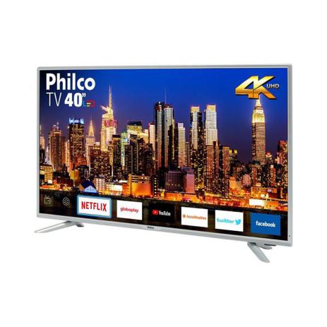 Smart TV LED 40 Polegadas Philco PTV40G50sNS Ultra HD 4k com Conversor Digital 3 HDMI 2 USB Wi-Fi Som Dolby 60Hz Menor preço em Smart TV LED 40 Polegadas Philco PTV40G50sNS Ultra HD 4k com Conversor Digital 3 HDMI 2 USB Wi-Fi Som Dolby 60Hz