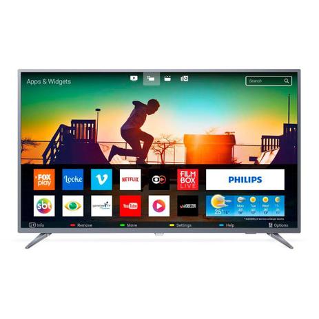 Smart TV LED 50 Polegadas Philips 50PUG6513 4K Netflix 2 USB 3 HDMI Menor preço em Smart TV LED 50 Polegadas Philips 50PUG6513 4K Netflix 2 USB 3 HDMI