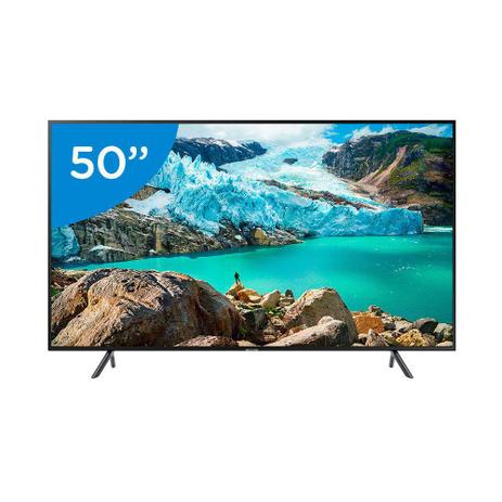 Smart TV LED 50 Samsung 50RU7100 Ultra HD 4K Conversor Digital 3 HDMI 2 USB Wi-Fi Bluetooth