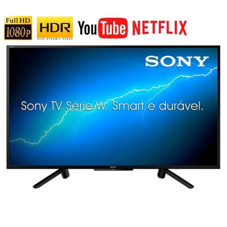 Smart TV LED 50" Sony KDL-50W665F Full HD HDR com Wi-Fi 2 USB, 2 HDMI, Motionflow XR 240