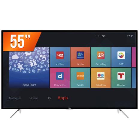 Smart TV LED 55" Full HD Semp TCL L55S4900FS 3 HDMI 2 USB Wi-Fi Integrado Conversor Digital - Semp Toshiba