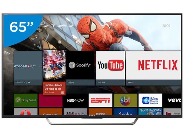 Smart TV LED 65” Sony 4K/Ultra HD KD-65X7505D - Conversor Digital Wi-Fi 4 HDMI 3 USB DLNA Menor preço em Smart TV LED 65” Sony 4K/Ultra HD KD-65X7505D - Conversor Digital Wi-Fi 4 HDMI 3 USB DLNA