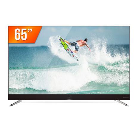 Menor preço em Smart TV LED 65" Ultra HD 4k TCL 65C2US HDMI USB Android TV Soundbar Harman Kardon Integrado