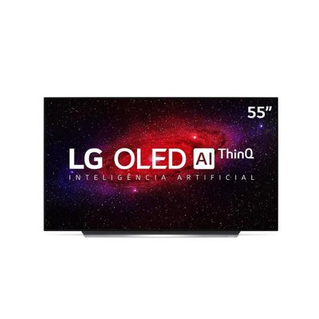 Smart TV OLED 55" LG OLED55CXPSA 4K ,Wi-Fi,3USB,4HDMI,Bluetooth,Inteligência Artificial,Smart Magic Menor preço em Smart TV OLED 55" LG OLED55CXPSA 4K ,Wi-Fi,3USB,4HDMI,Bluetooth,Inteligência Artificial,Smart Magic