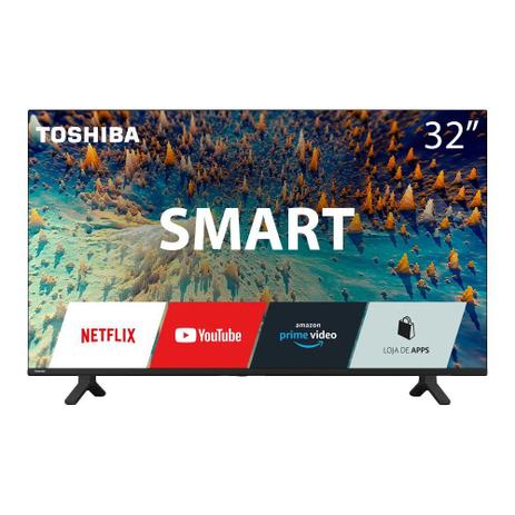 Smart TV Toshiba 32 HD DLED Wi-Fi USB Com conversor Digital - TB007 Menor preço em Smart TV Toshiba 32 HD DLED Wi-Fi USB Com conversor Digital - TB007