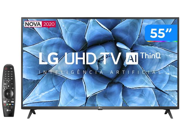 Smart TV UHD 4K LED IPS 55" LG 55UN7310PSC Wi-Fi - Bluetooth HDR InteligÃªncia Artificial 3 HDMI