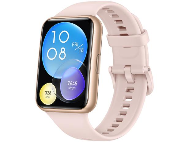 Smartband Huawei Watch Fit 2 com GPS Rosa
