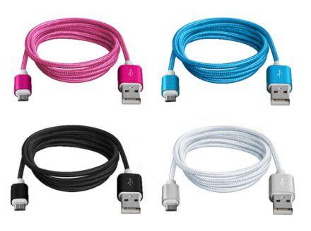 Smartogo pack economico cabo micro usb com nylon 1,2m - Multilaser Menor preço em Smartogo pack economico cabo micro usb com nylon 1,2m - Multilaser
