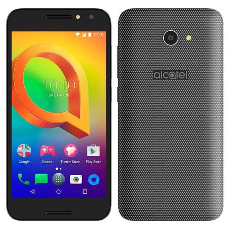 Smartphone Alcatel A3, Dual Chip, Preto, Tela 5", 4G+WiFi, Android 6.0, 8MP, 16GB, TV Digital