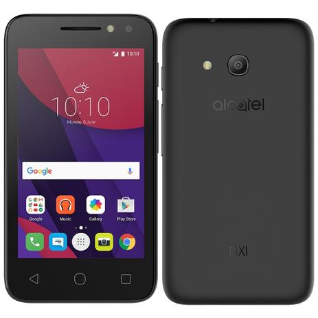 Menor preço em Smartphone Alcatel PIXI4 4 Preto, Dual Chip, Tela 4.0, Android 6.0, Câmera 8MP, Memória 8GB - 3G
