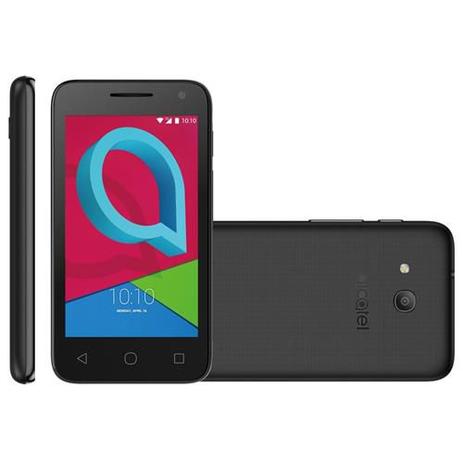 Smartphone Alcatel PIXI4 Tela 4 Pol, Dual Chip, 3G+WiFi, Android 6, 8MP, 8GB - Preto Menor preço em Smartphone Alcatel PIXI4 Tela 4 Pol, Dual Chip, 3G+WiFi, Android 6, 8MP, 8GB - Preto
