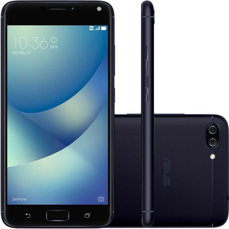 Smartphone ASUS ZenFone 4 Max 16GB Dual Chip 4G 5,5'' Câmera 13MP + 5MP Frontal 8MP Android 7 Preto