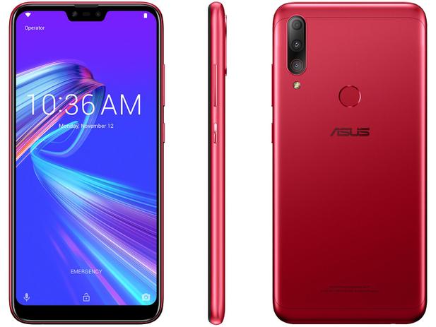 Smartphone Asus ZenFone Shot Plus 64GB Vermelho 4G Octa-Core 4GB RAM 6,26” Câm. Tripla + Selfie 8MP