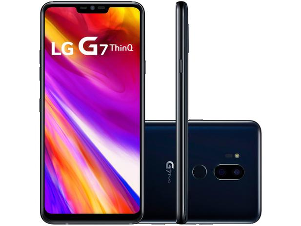 Smartphone Lg G7 Thinq 64gb Preto 4g Octa Core 4gb Ram Tela 61