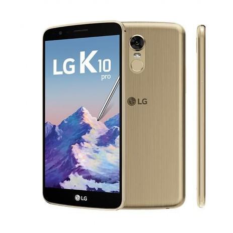 Smartphone LG K10 Pro M400DF Dourado Menor preço em Smartphone LG K10 Pro M400DF Dourado