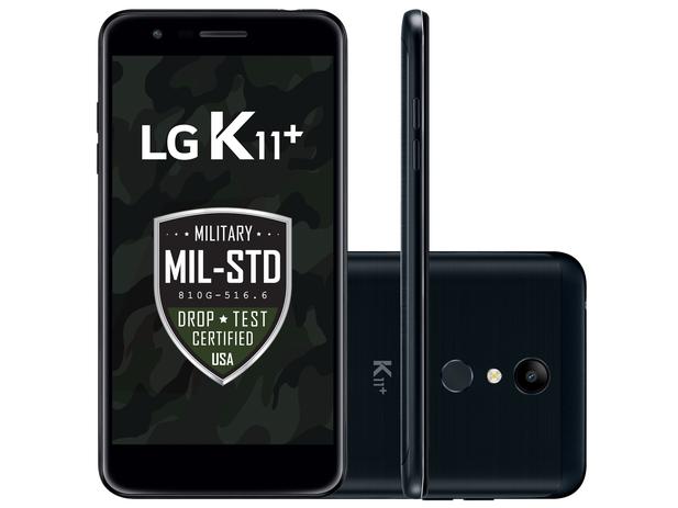 Smartphone LG K11+ 32GB Preto 4G Octa Core 3GB RAM Tela 5,3” Câm. 13MP + Câm. Selfie 5MP Menor preço em Smartphone LG K11+ 32GB Preto 4G Octa Core 3GB RAM Tela 5,3” Câm. 13MP + Câm. Selfie 5MP