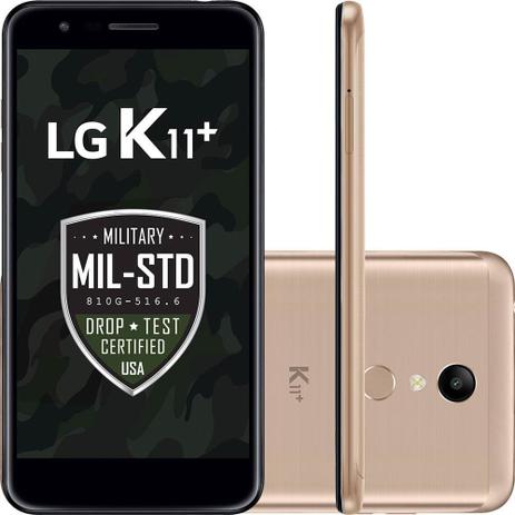 Smartphone LG K11+ Dual 5.3'' 32GB 13MP - Dourado Menor preço em Smartphone LG K11+ Dual 5.3'' 32GB 13MP - Dourado