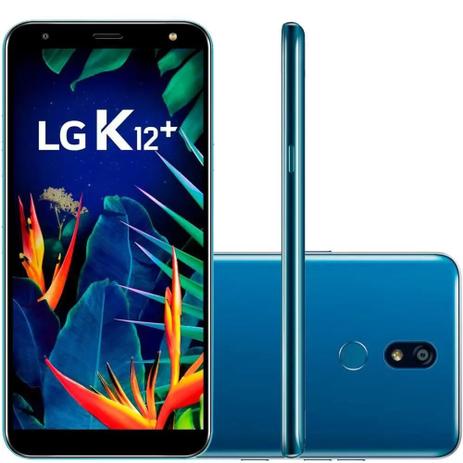 Smartphone LG K12 Plus 32GB Azul Dual Chip Oreo Tela 5,7” Octa Core 2.0GHz  4G Câmera 16MP I.A - LG K12 - Magazine Luiza