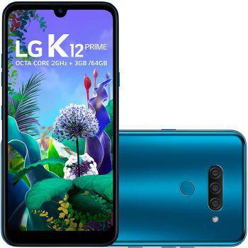 Smartphone LG K12 Prime 64GB Dual Azul - Lg celular Menor preço em Smartphone LG K12 Prime 64GB Dual Azul - Lg celular