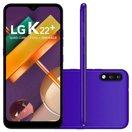 Smartphone LG K22 Plus com Tela de 6,2”, 4G, 64GB e Câmera Dupla de 13 MP + 2 MP Menor preço em Smartphone LG K22 Plus com Tela de 6,2”, 4G, 64GB e Câmera Dupla de 13 MP + 2 MP
