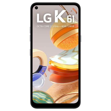 Menor preço em Smartphone LG  K61S, Titanium, LMQ630BAW ABRATN, Tela de 6.53”, 128GB, 48MP+8MP+5MP+2MP