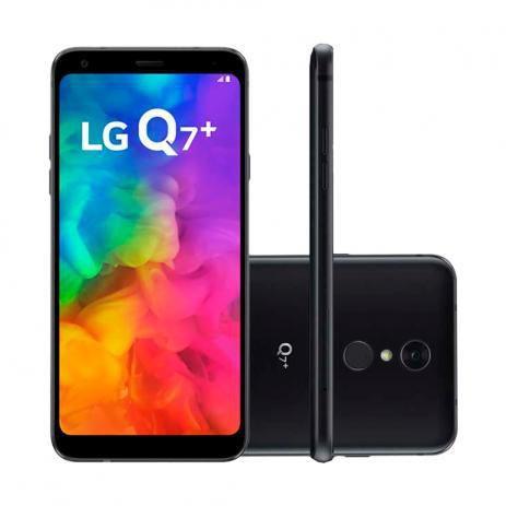 Smartphone LG Q7+ 64GB 4GB Tela 5.5 com TV Câmera Traseira 16MP - PRETO Menor preço em Smartphone LG Q7+ 64GB 4GB Tela 5.5 com TV Câmera Traseira 16MP - PRETO
