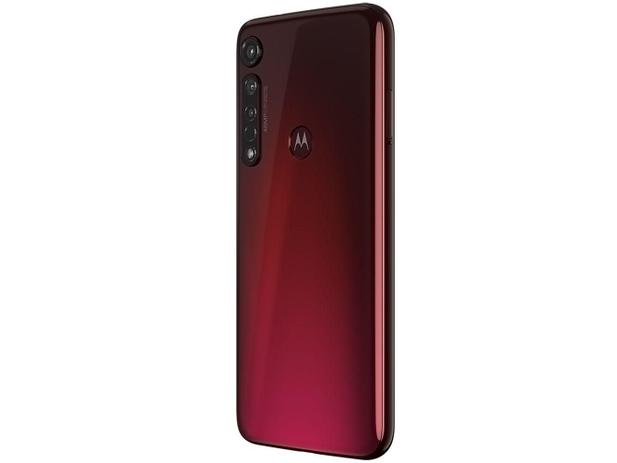 Smartphone Motorola G8 Plus 64GB Cereja 4G - 4GB RAM Tela 6,3” Câm. Tripla + Câm. Selfie 25MP
