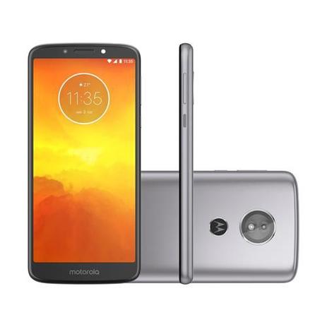Smartphone Motorola Moto E5 16GB Platinum - Dual Chip 4G Câm 13MP + Selfie 5MP Flash Tela 5.7 Pol Menor preço em Smartphone Motorola Moto E5 16GB Platinum - Dual Chip 4G Câm 13MP + Selfie 5MP Flash Tela 5.7 Pol