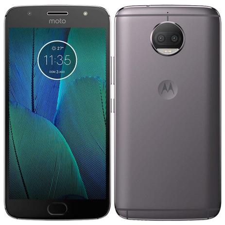 Smartphone Motorola Moto G5s Plus Platinum, Dual Chip, Tela 5.5" 4G+WiFi+NFC, Android 7.1, Câmera Traseira Dupla 13 MP, 32GB
