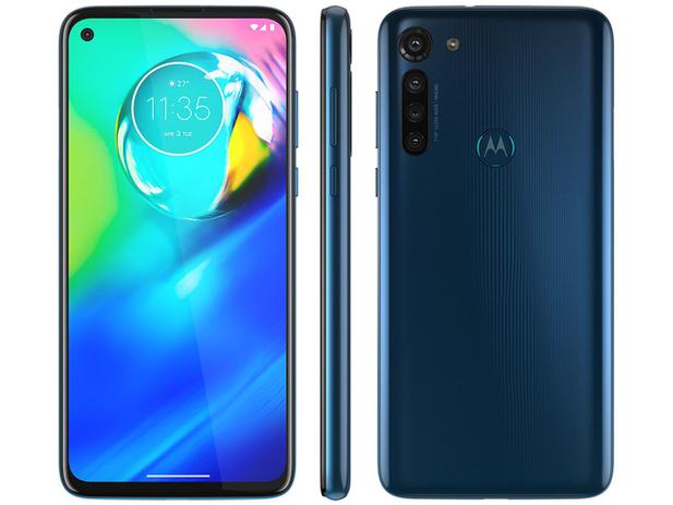 Smartphone Motorola Moto G8 Power 64GB Azul - Atlântico 4G 4GB RAM Tela 6,4” Câm. Quádrupla