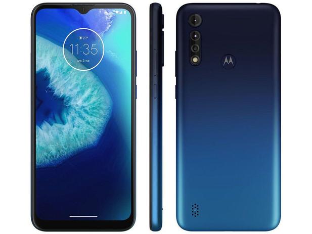 Smartphone Motorola Moto G8 Power Lite 64GB Azul - 4G Octa-Core 4GB RAM 6,5” Câm. Tripla + Selfi 8MP Menor preço em Smartphone Motorola Moto G8 Power Lite 64GB Azul - 4G Octa-Core 4GB RAM 6,5” Câm. Tripla + Selfi 8MP
