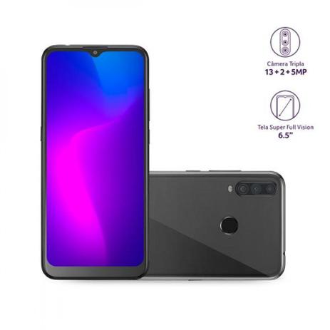 Smartphone Multilaser G Pro 2 32GB + 2GB RAM 4G Tela 6,5 Camera Tripla + 8 MP para Selfies Processador Octa Core Preto - P9125 Menor preço em Smartphone Multilaser G Pro 2 32GB + 2GB RAM 4G Tela 6,5 Camera Tripla + 8 MP para Selfies Processador Octa Core Preto - P9125