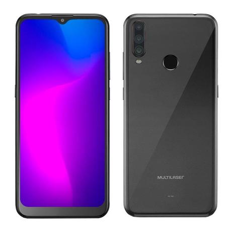 Smartphone Multilaser G Pro 2 P9125, Preto, Tela 6.5”, 4G+Wi-Fi, Android 10, 32GB 2GB RAM Menor preço em Smartphone Multilaser G Pro 2 P9125, Preto, Tela 6.5”, 4G+Wi-Fi, Android 10, 32GB 2GB RAM