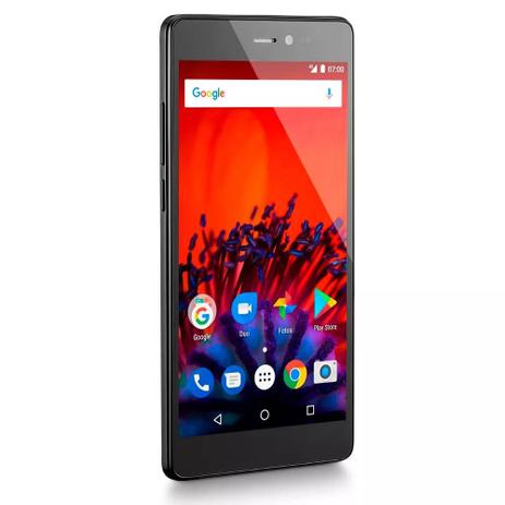 Smartphone Multilaser MS60F Plus 2GB RAM 4G Quad Core Android 7.0 8Mp 16Gb 5,5” Preto/Prata NB715 Menor preço em Smartphone Multilaser MS60F Plus 2GB RAM 4G Quad Core Android 7.0 8Mp 16Gb 5,5” Preto/Prata NB715