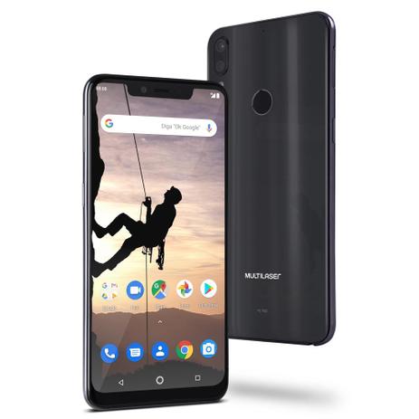Smartphone Multilaser Ms80X 4G Android 8.1 Qualcomm 4Gb Ram E 64Gb Tela Fullhd 6,2 Pol. Câm Traseira 12Mp+5Mp Cam Frontal 16Mp Preto - NB743 Menor preço em Smartphone Multilaser Ms80X 4G Android 8.1 Qualcomm 4Gb Ram E 64Gb Tela Fullhd 6,2 Pol. Câm Traseira 12Mp+5Mp Cam Frontal 16Mp Preto - NB743