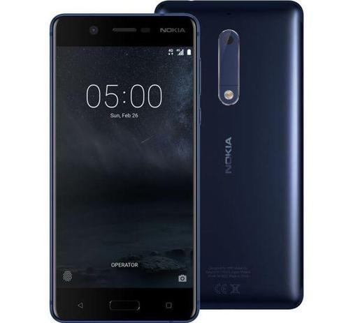 Smartphone Nokia 5 Ta-1044 Ds Dual Sim 16GB Tela 5.0” 13MP/8MP Os 7.1.1 Azul Menor preço em Smartphone Nokia 5 Ta-1044 Ds Dual Sim 16GB Tela 5.0” 13MP/8MP Os 7.1.1 Azul