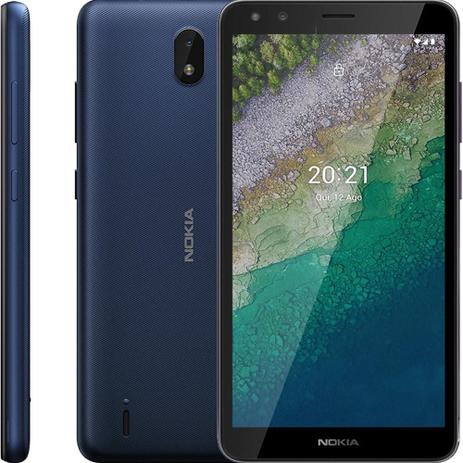 Smartphone Nokia C01 Plus, 5,45”, 32GB, Android, Azul Menor preço em Smartphone Nokia C01 Plus, 5,45”, 32GB, Android, Azul