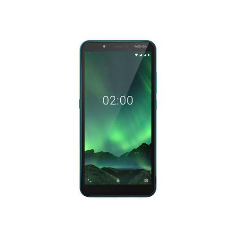 Smartphone Nokia C2 32GB*, 1GB RAM, Tela de 5,7 Pol.HD+, Câmera Dupla traseira 5MP+ Flash Frontal - Verde CianoNK011 Menor preço em Smartphone Nokia C2 32GB*, 1GB RAM, Tela de 5,7 Pol.HD+, Câmera Dupla traseira 5MP+ Flash Frontal - Verde CianoNK011