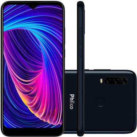 Smartphone Philco Hit P10, 4GB RAM, 128GB, Octa Core, Câmera Tripla 13MP, Tela Infinita 6.2, Dark Blue - 98253004 Menor preço em Smartphone Philco Hit P10, 4GB RAM, 128GB, Octa Core, Câmera Tripla 13MP, Tela Infinita 6.2, Dark Blue - 98253004