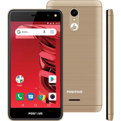 Smartphone Positivo Twist 3 Fit S509C 32GB Dual Chip Tela 5” 3G WiFi Câmera 5MP Dourado Menor preço em Smartphone Positivo Twist 3 Fit S509C 32GB Dual Chip Tela 5” 3G WiFi Câmera 5MP Dourado