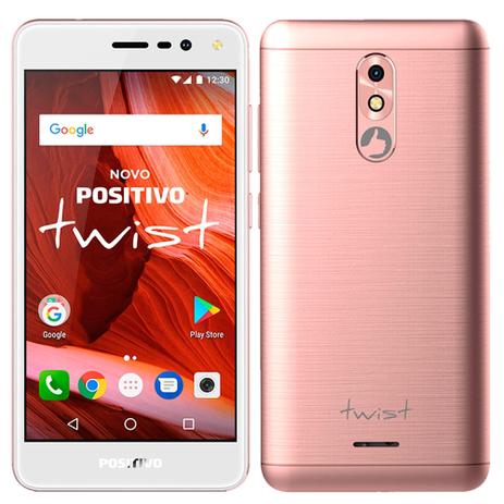 Smartphone Positivo Twist S511 Rosa, Dual Chip, Tela 5.0, Android 7.0, Câmera 8MP, Memória 16GB - 3G Menor preço em Smartphone Positivo Twist S511 Rosa, Dual Chip, Tela 5.0, Android 7.0, Câmera 8MP, Memória 16GB - 3G