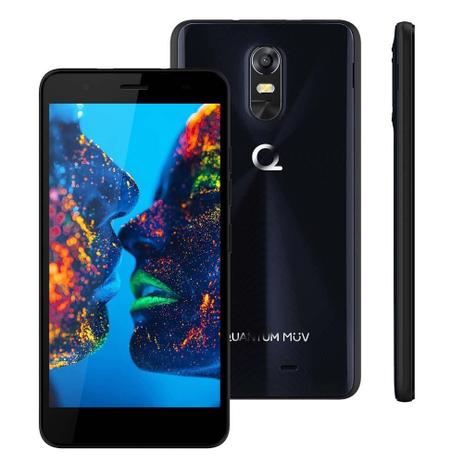 Smartphone Quantum MÜV PRO Midnight Blue, 16GB, Dual Chip, 5.5”, 16MP, 4G, Wi-Fi, Android 6.0 - Azul é boa?