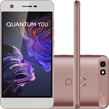 Smartphone Quantum You 32GB 3GB RAM Tela HD 5.0 Câmera 13MP - Rosa Menor preço em Smartphone Quantum You 32GB 3GB RAM Tela HD 5.0 Câmera 13MP - Rosa