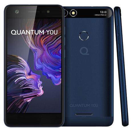 Smartphone Quantum You, 32GB, Dual Chip, 5.0”, 13MP, Android 7.0, 3GB - Azul Menor preço em Smartphone Quantum You, 32GB, Dual Chip, 5.0”, 13MP, Android 7.0, 3GB - Azul