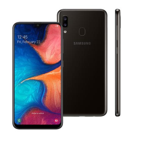 Smartphone Samsung A205 Galaxy A20 Preto 32 GB