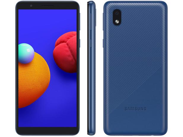 Imagem de Smartphone Samsung Galaxy A01 32GB Azul 4GB