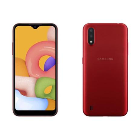 Smartphone Samsung Galaxy A01 32Gb Câmera Dupla 13MP Tela Infinita 5.7” Vermelho SM-A015 Menor preço em Smartphone Samsung Galaxy A01 32Gb Câmera Dupla 13MP Tela Infinita 5.7” Vermelho SM-A015