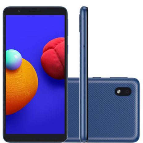 Menor preço em Smartphone Samsung Galaxy A01 Core Tela Infinita de 5.3” 2GB Ram 32GB Memória Câmera 8MP Azul
